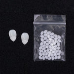 Vampyrtänder halloween – löständer med lim för cosplay & fest