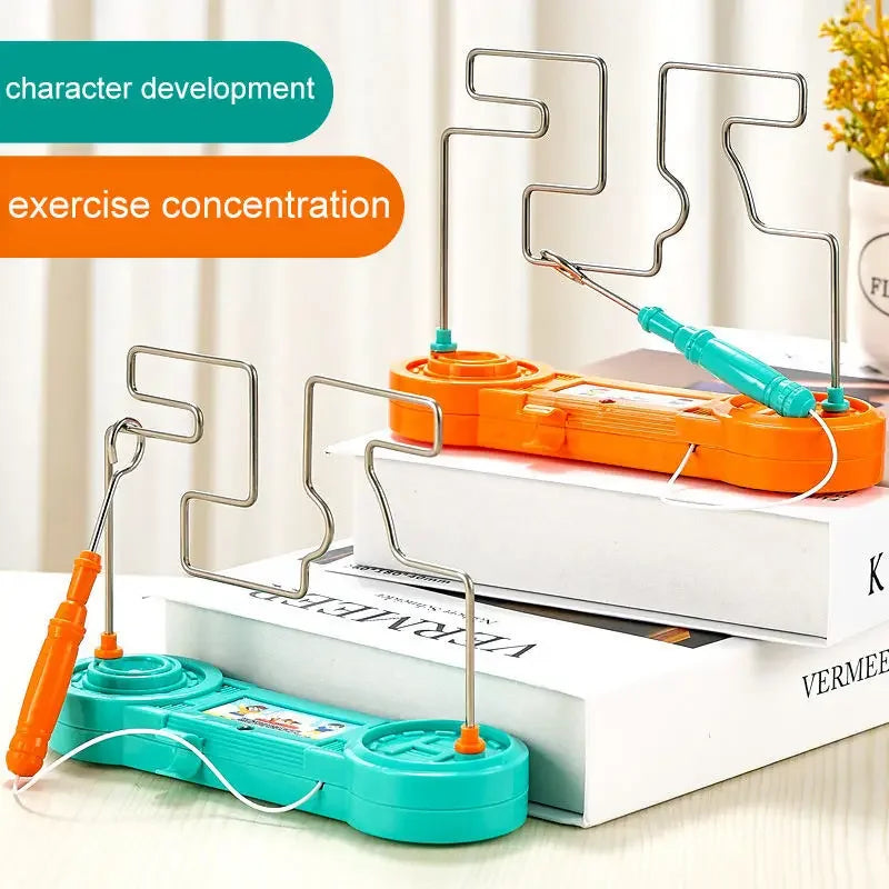 Elektriskt labyrintspel – rolig utmaning med ljus & ljud