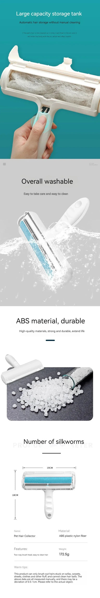 Lint Roller™ – Uudelleenkäytettävä nukkaharja lemmikkien karvoille