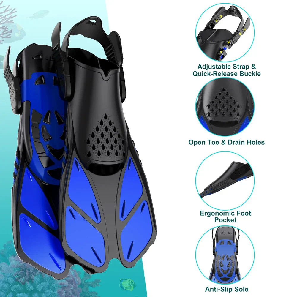 Snorkel Fins™ – Säädettävät aikuisten evät