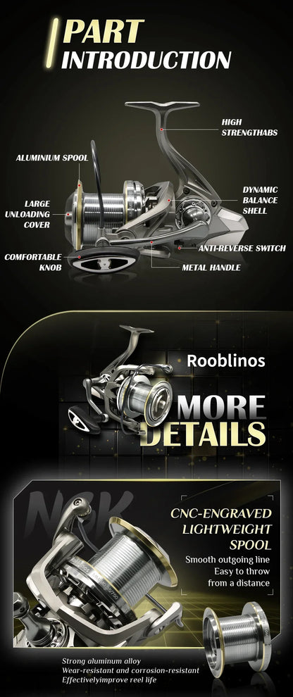 Fiskerulle – NGK stark spinnrulle 25 kg saltvatten/sötvatten