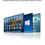 Trippelskärm – portabel LCD-skärm för laptop (1920×1200 IPS, USB-C & USB 3.0)