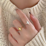Ring Stella (justerbar ring med stjärndesign – vintage stil)