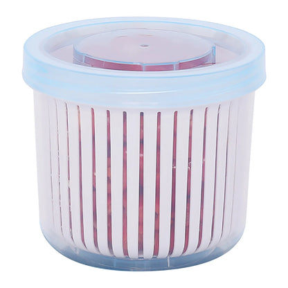 Matlåda med dränering – dubbel grönsaksförvaring