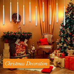 LED svävande ljus med trollstav – flytande ljus för dekoration (12/10 st)