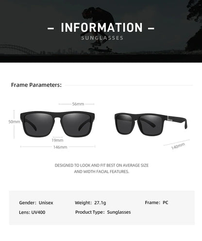 Klassiska solglasögon – UV400 sport & fiske