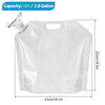 Hopfällbar vattenpåse – campingdunk för vattenförvaring 5–10 liter