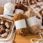 Mjuk sammetsgarn 100g – garn för mössor, halsdukar & kuddar