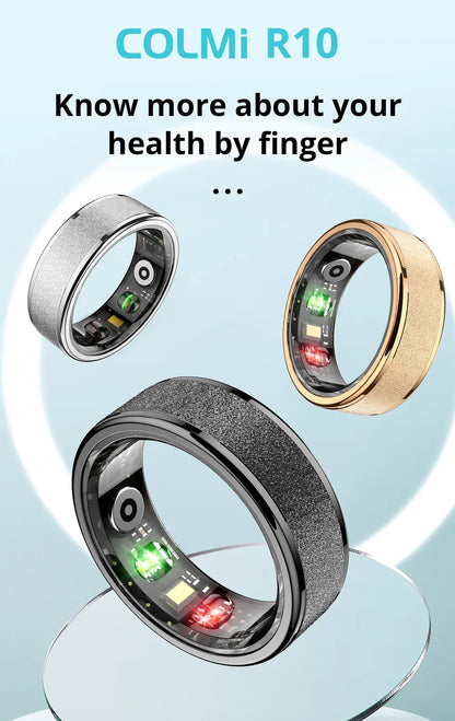 Smart ring – sömn & hälsomonitor med laddfodral