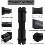 Skivstångsskydd gym – tjock vaddering för knäböj & styrketräning