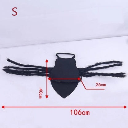 Halloween kostym för hund & katt – Rolig spindeldräkt för små & medelstora husdjur