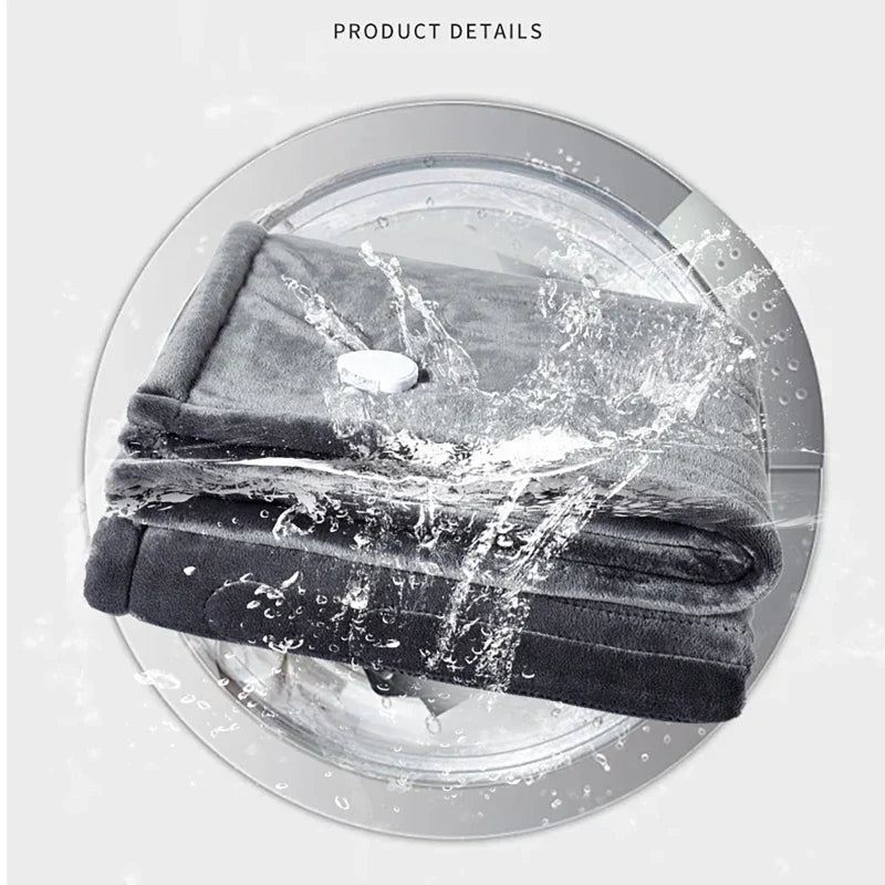 Smart Elektrisk Filt – Flanell och Lammskinn