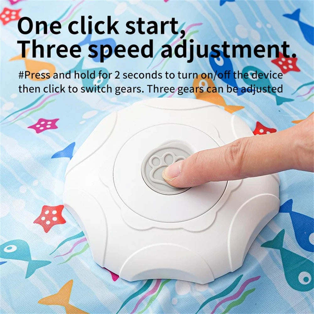 Interaktiv kattleksak – gömma & söka mus med fjäder & ljud