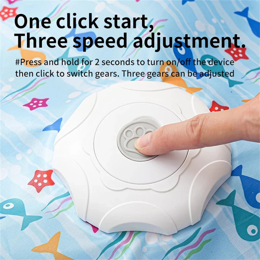 Interaktiv kattleksak – gömma & söka mus med fjäder & ljud