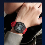 LED sportklocka herr – rektangulär digital display