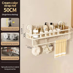 Kylpyhuoneen kulmahylly imukupilla – ilman porausta