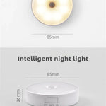 Smart LED-nattlys med bevegelsessensor – oppladbar