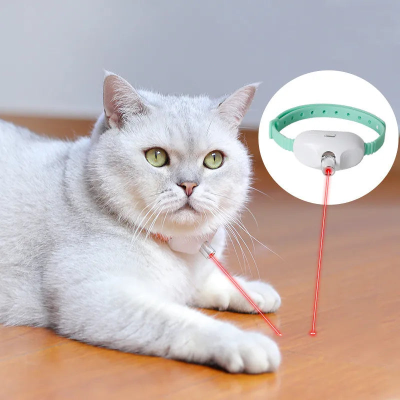 KattLaser™ – Automatisk Laserleksak i Halsband för Katter