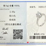 Ring Elise (klassisk ring med glittrande zirkonsten)