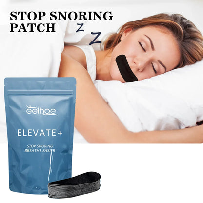 Stop Snoring patch – 30 st andningsplåster för näsa & mun, bättre sömn