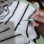 Virknålsset 9 st – ergonomiska virknålar med gummigrepp