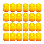 LED värmeljus – batteridrivna låtsasljus (24-pack, 200h brinntid)