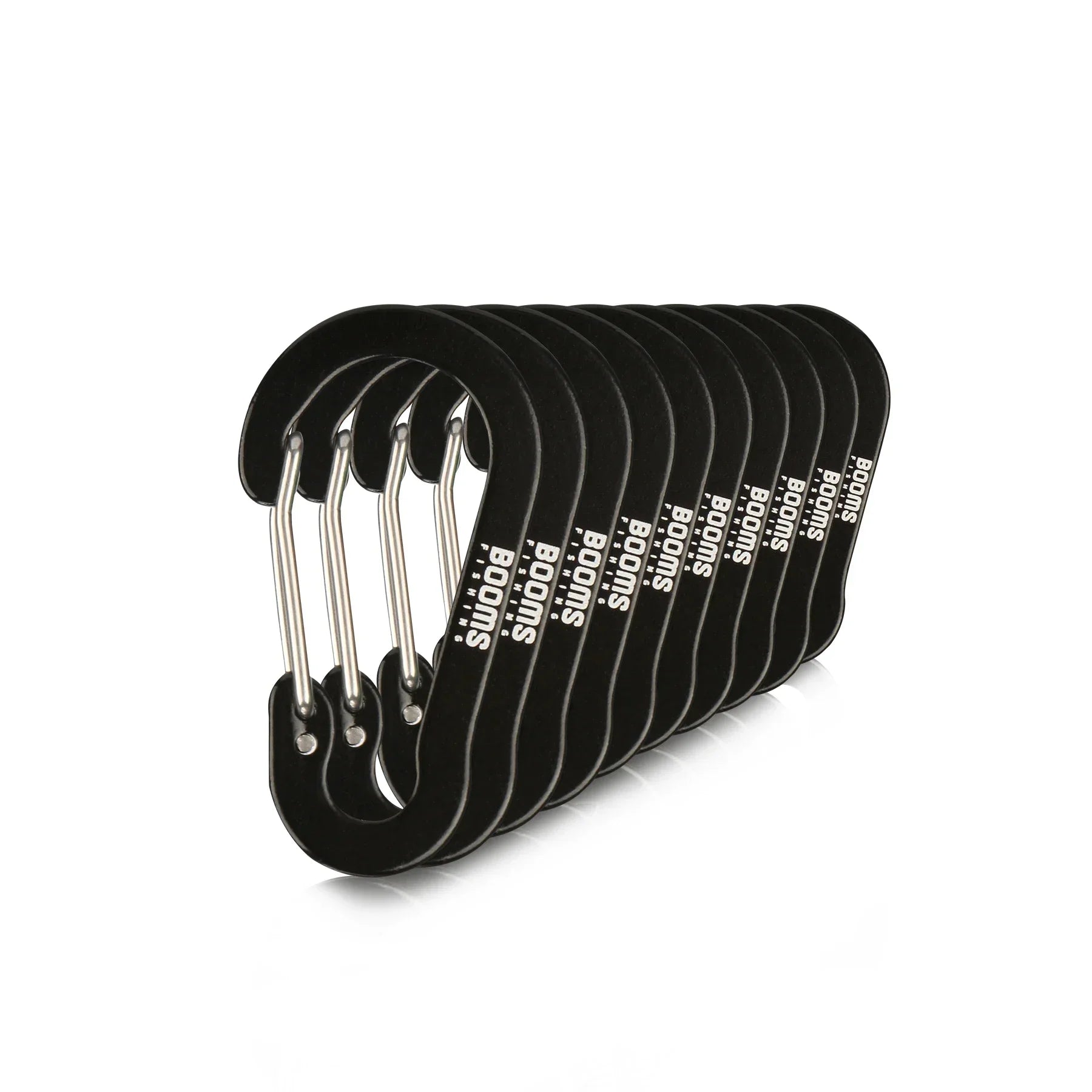 Pienet teräksiset sulkurenkaat – 6 kpl retkeilyyn ja kalastukseen