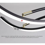 Nordisk taklampa LED – roterande design för vardagsrum & sovrum