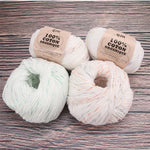 Bomullsgarn 100% – 6-pack mjukt garn för virkning & stickning