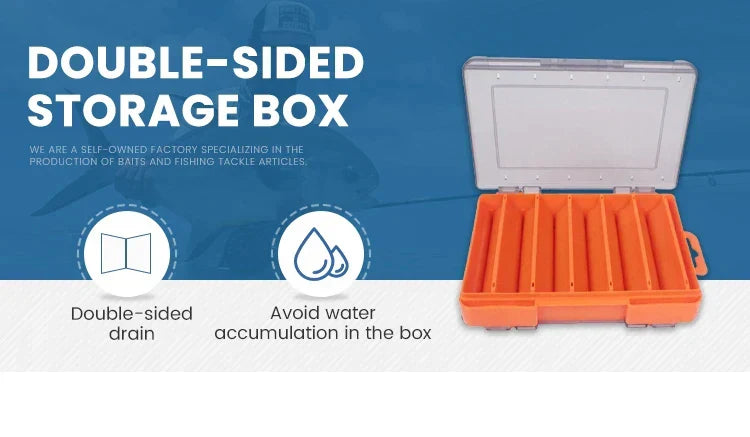 Fiskeask – dubbel­sida för räkor, jiggar & tillbehör