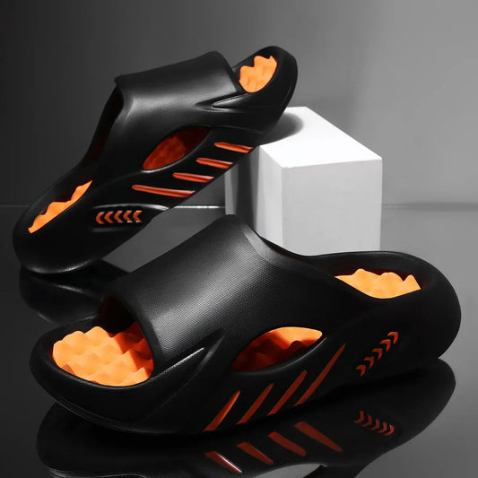 Herrsandaler – halkfria sommar-/badtofflor unisex