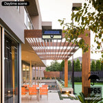 190 LED Solcellslampa med Rörelsesensor – 4 Ljuslägen & Vattentät Väggbelysning