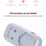 Nagelförlängningskit – Akryl gelpolish med UV/LED lampa, bas- & topplack för manikyr hemma & salong