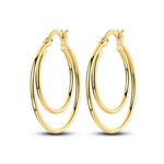 Eleganta örhängen – hoops med stjärnor, månar & pärlor