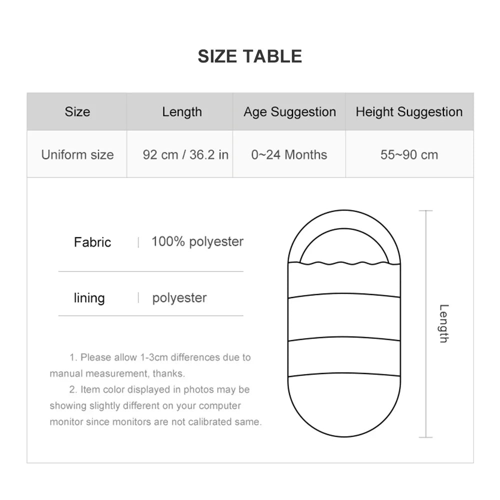 Premium Vinteråkpåse – Vind- & Vattentät (0–24 mån) – Universell Passform