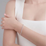 Armband Elin (tennisarmband 2 mm med gnistrande stenar)