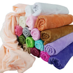 Mjuk plyschtyg 40×25 cm – flanelltyg för sömnad & leksaker