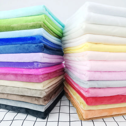 Mjuk plyschtyg 40×25 cm – flanelltyg för sömnad & leksaker