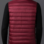 Herrväst ståkrage – lätt väst för vår & höst