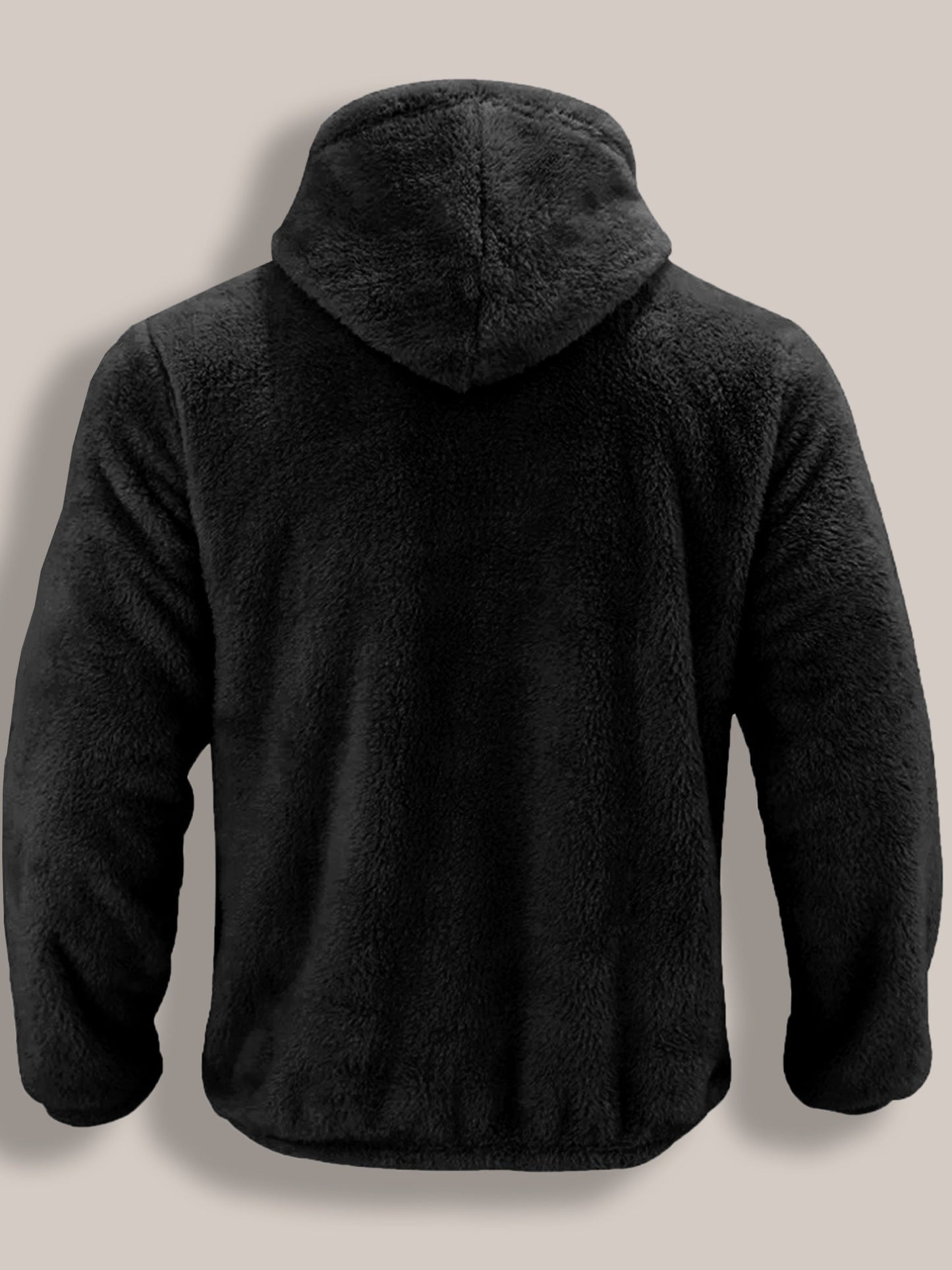 Herrjacka hoodie – fleecefodrad varm höst/vinter