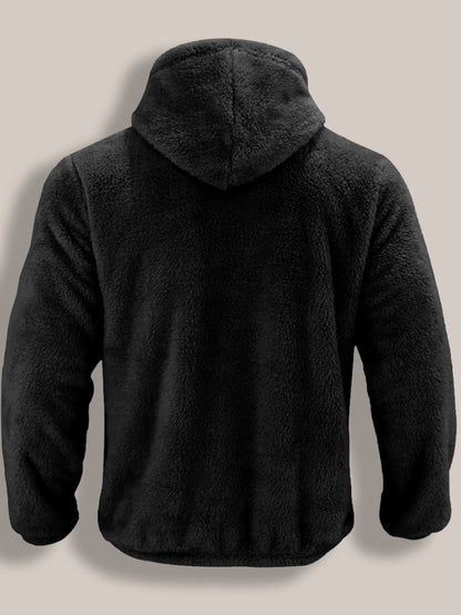 Herrjacka hoodie – fleecefodrad varm höst/vinter