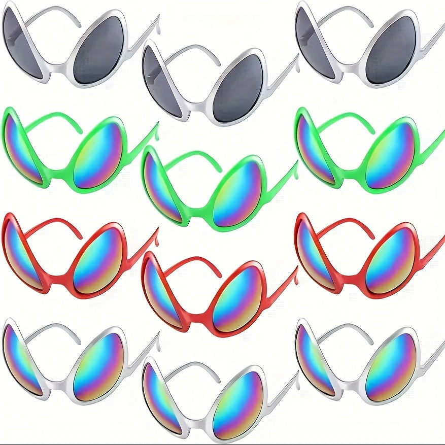 UFO glasögon 12-pack - maskeradtillbehör & fest