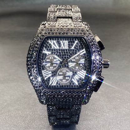 Imperial Timepiece – herrklocka med strass & festlig design