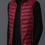 Herrväst ståkrage – lätt väst för vår & höst