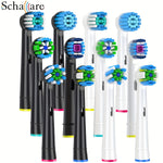 Tandborsthuvuden 12-pack – kompatibla med Oral-B, olika borsttyper