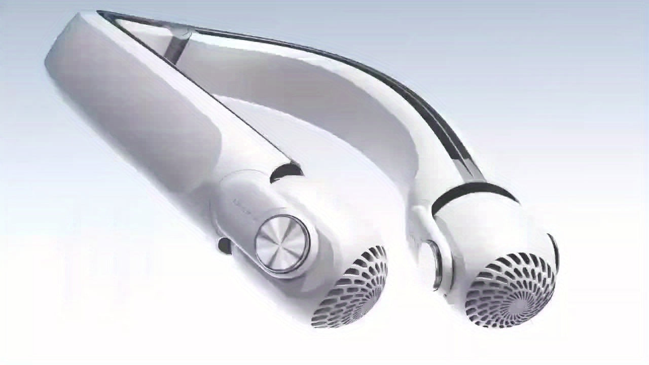 Portabel Nackfläkt – Bladlös, 360° Roterbar, USB