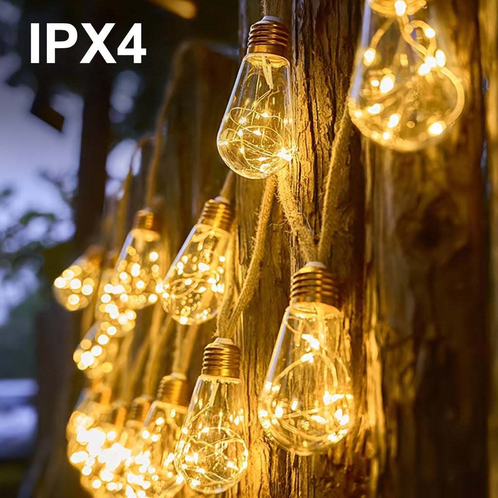 Solcellsljusslinga™ – Ljusslinga med Automatisk Tändning