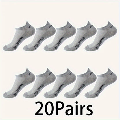10-pack Låga Sportstrumpor – Unisex & Andas