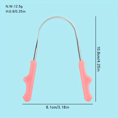 Tongue Scraper™ – Ruostumattomasta teräksestä valmistettu kielikaavin raikkaaseen hengitykseen