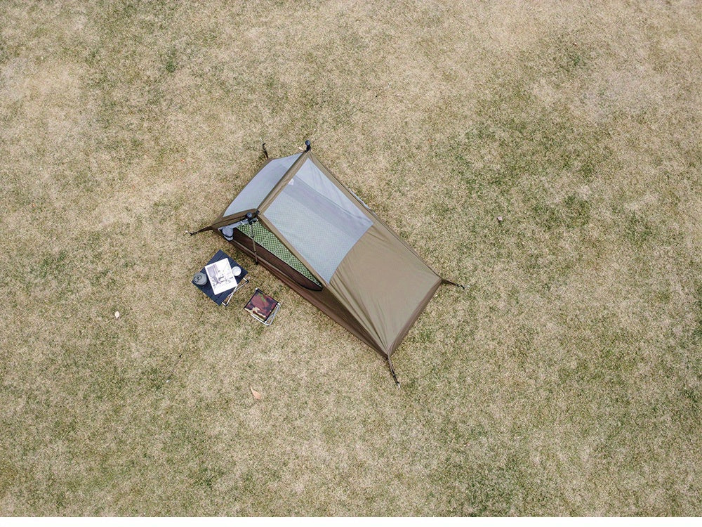 Enpersonstält – Lätt, Myggnät och Snabbtält